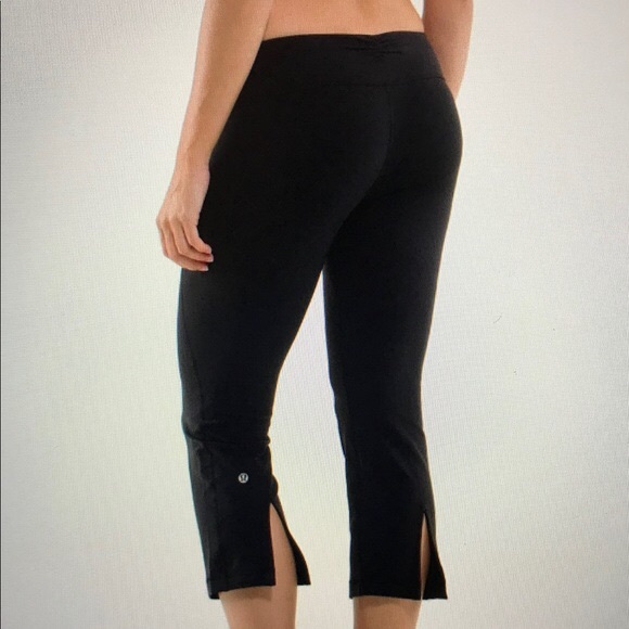 Capri Yoga Pants With Slits